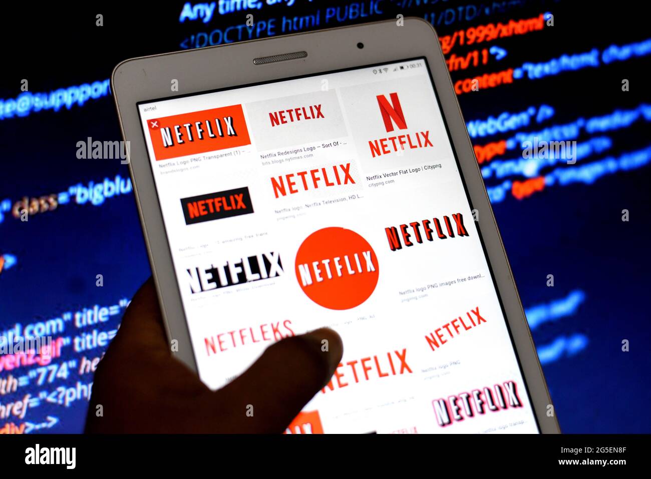 india-27th-june-2021-in-this-photo-illustration-the-netflix-logos