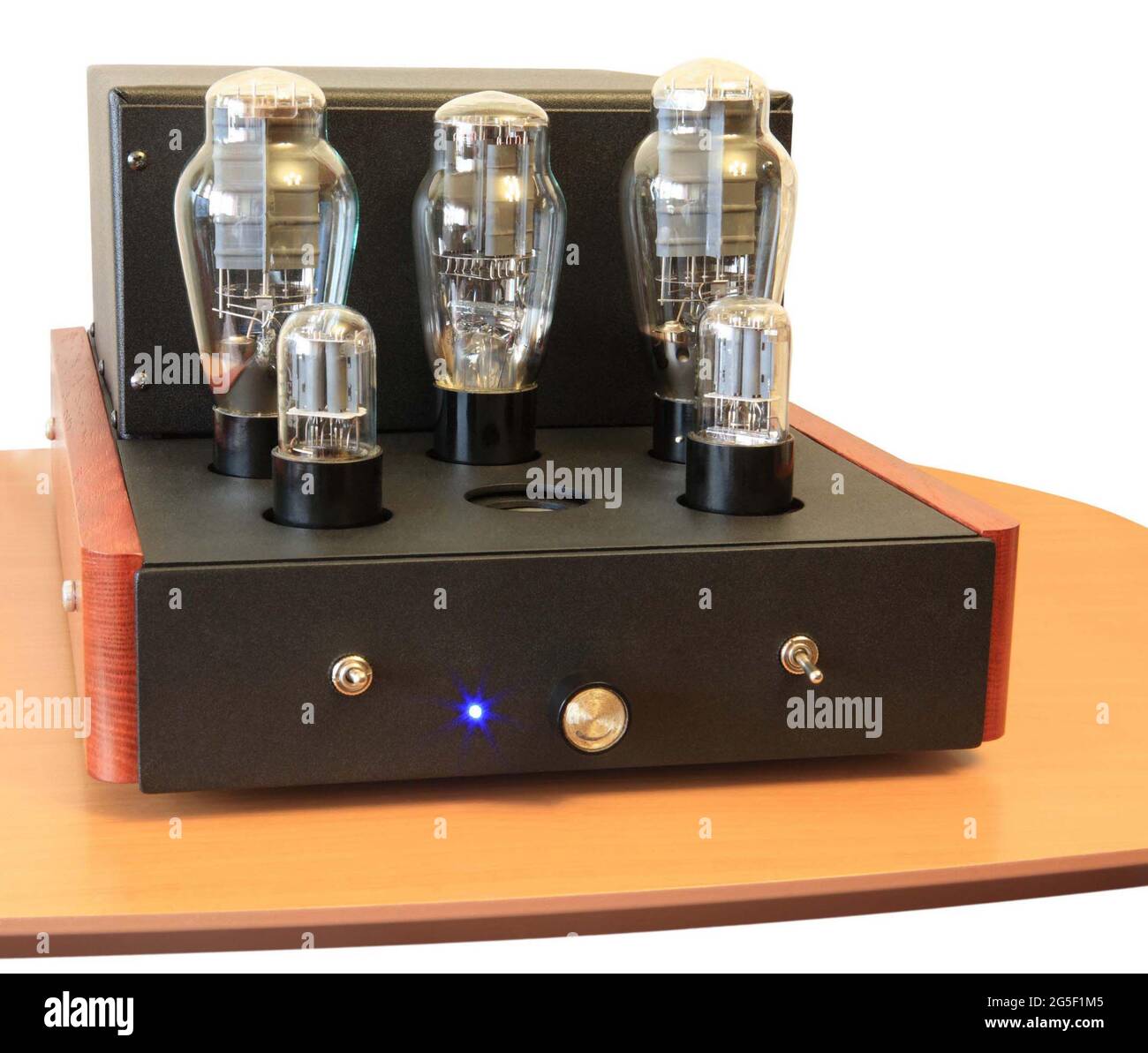 vacuum tube amplifier on 300B triodes Stock Photo Alamy