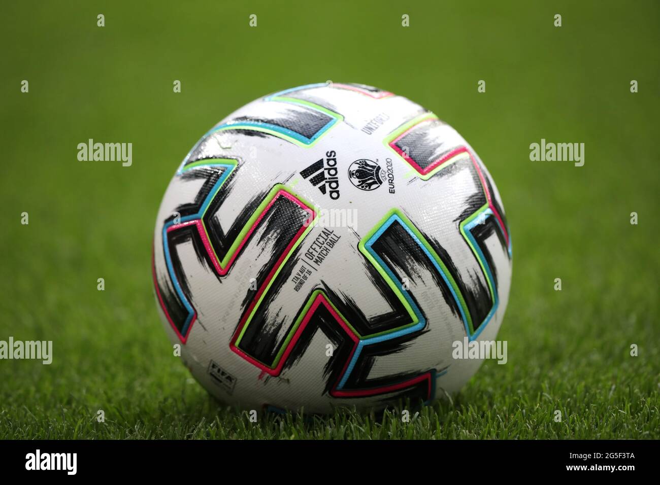 London, UK. 26th June, 2021. The adidas official ball at the Italy v  Austria UEFA EURO 2020 Group C match at Wembley Stadium, London, UK, on  June 26, 2020. Credit: Paul Marriott/Alamy