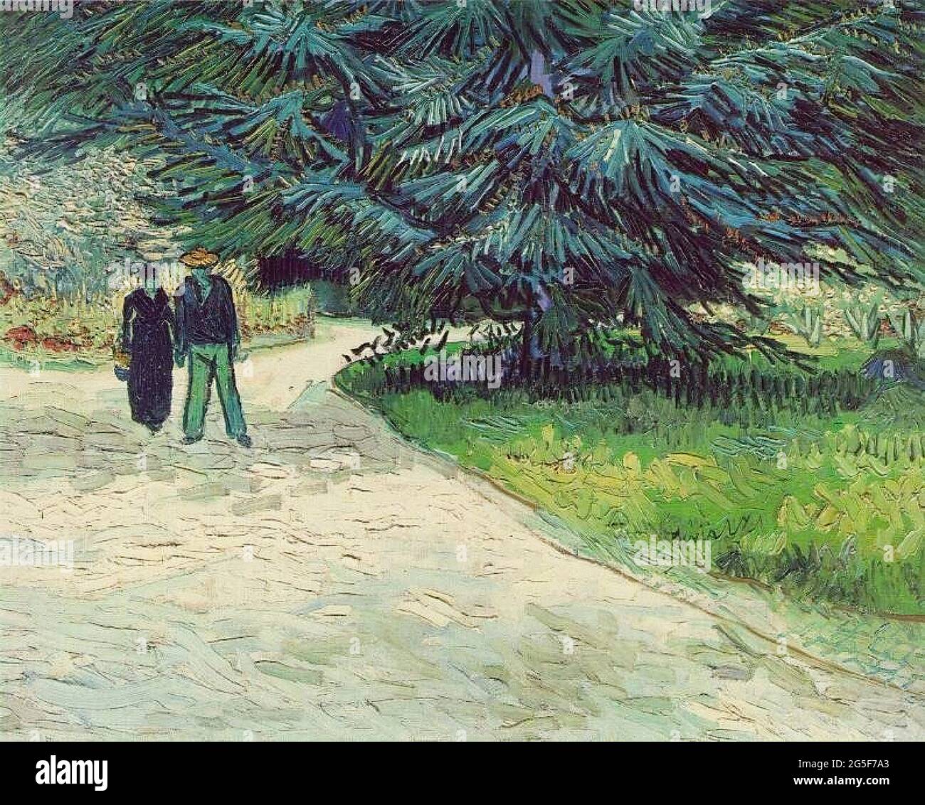 Vincent Van Gogh Public Garden Arles 1888 Stock Photo Alamy