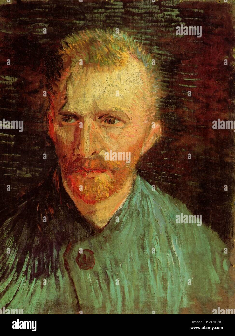 Vincent Van Gogh -  Self Portrait 1887 3 1887 Stock Photo