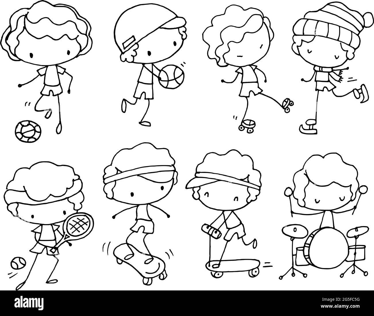 kids border background frame card Stock Photo - Alamy