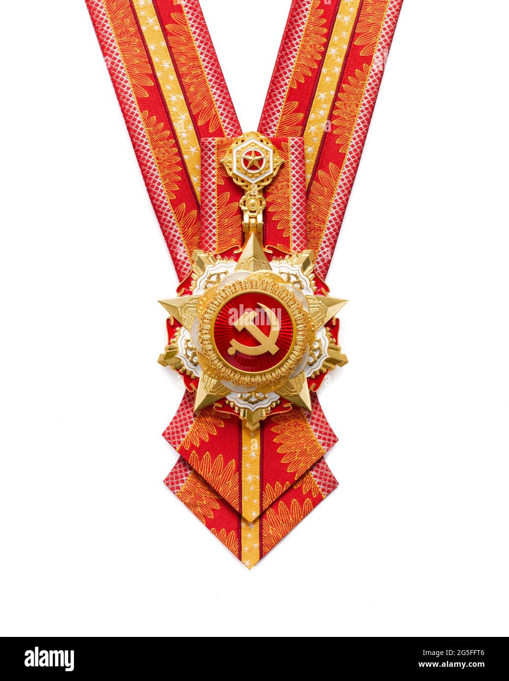 Beijing, China. 27th June, 2021. This is the July 1 Medal. A ceremony to present the July 1 Medal to outstanding Communist Party of China (CPC) members will be held at the Great Hall of the People in Beijing on June 29, 2021. Credit: Xinhua/Alamy Live News Stock Photo