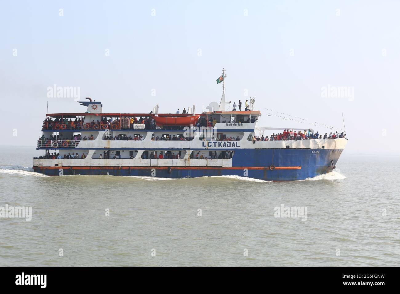 Bay cruise, The photo shoot was taken from Bangladesh Chittagong Division. Stock Photo