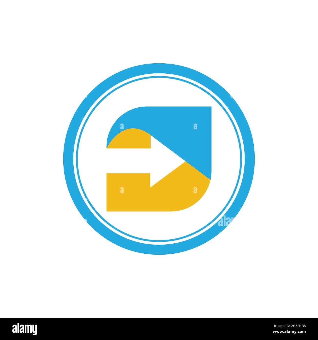 business arrow logo illustration design Stock Vector