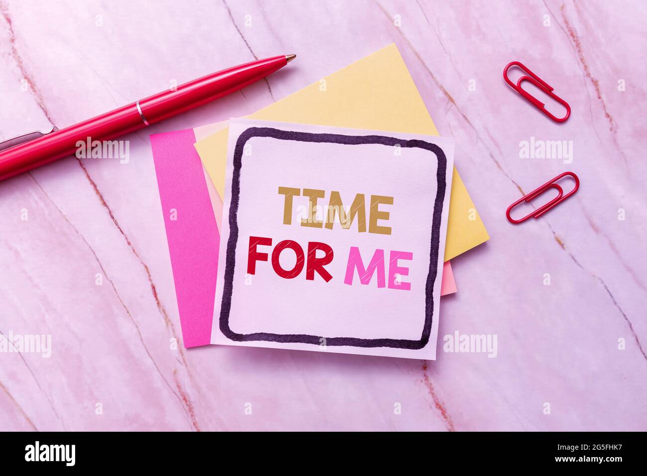 Writing displaying text Time For Me. Business showcase practice of taking action preserve or improve ones own health New Ideas Fresh Concept Creative Stock Photo