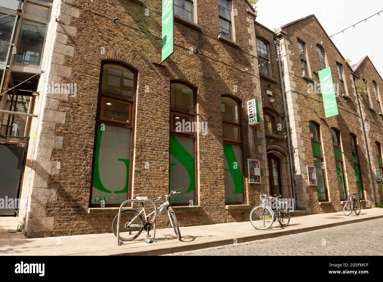 The Gaiety School of Acting at the National Theatre School of Ireland in Essex St W, Dublin, Ireland Stock Photo