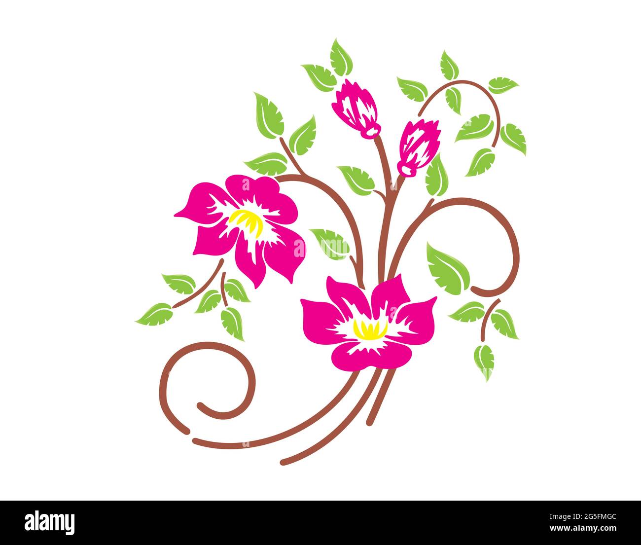flower vector black and white flowers vector images Stock Vector Image