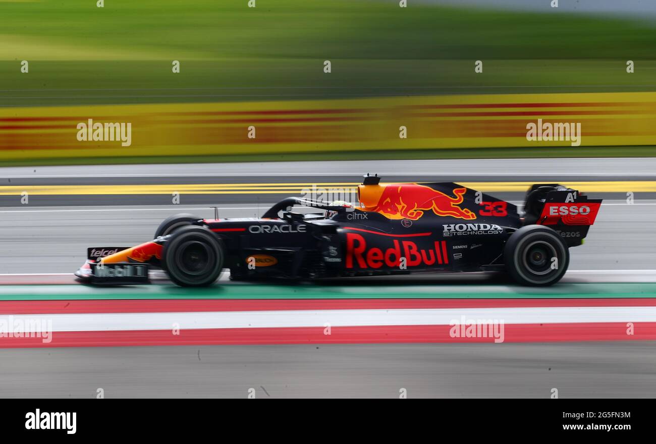 Formula One F1 - Steiermark Grand Prix - Red Bull Ring, Spielberg, Styria,  Austria - June 27, 2021 Red Bull's Max Verstappen in action during the race  REUTERS/Lisi Niesner Stock Photo - Alamy