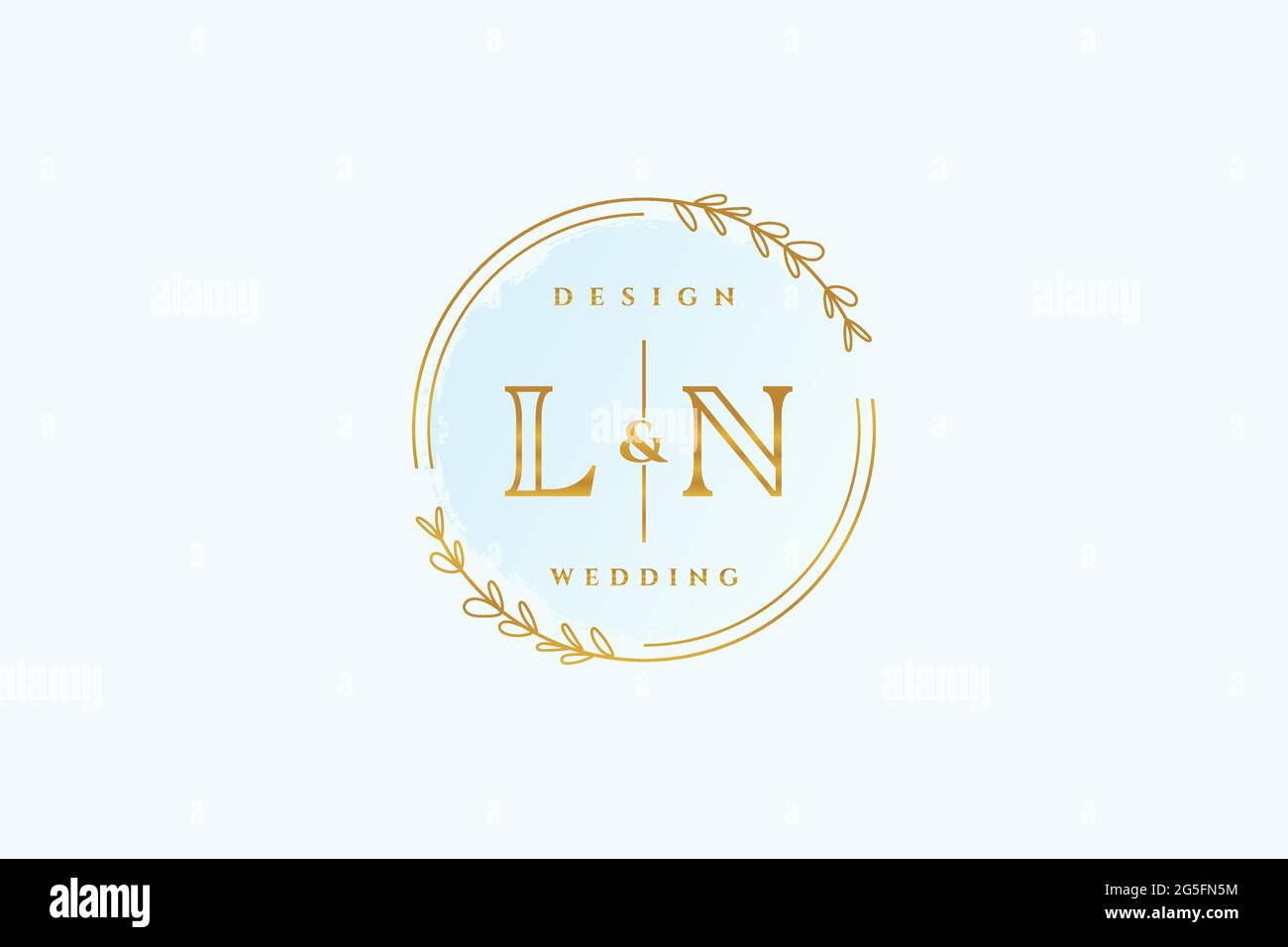 Ln signature Stock Vector Images - Alamy