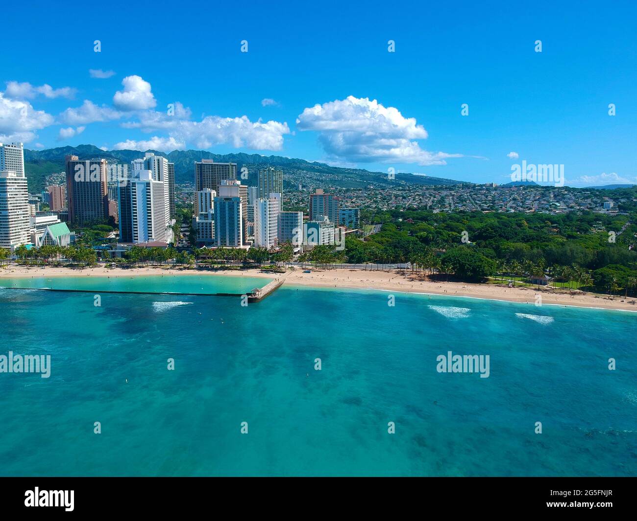 Drone beaches hawaii hi-res stock photography and images - Alamy