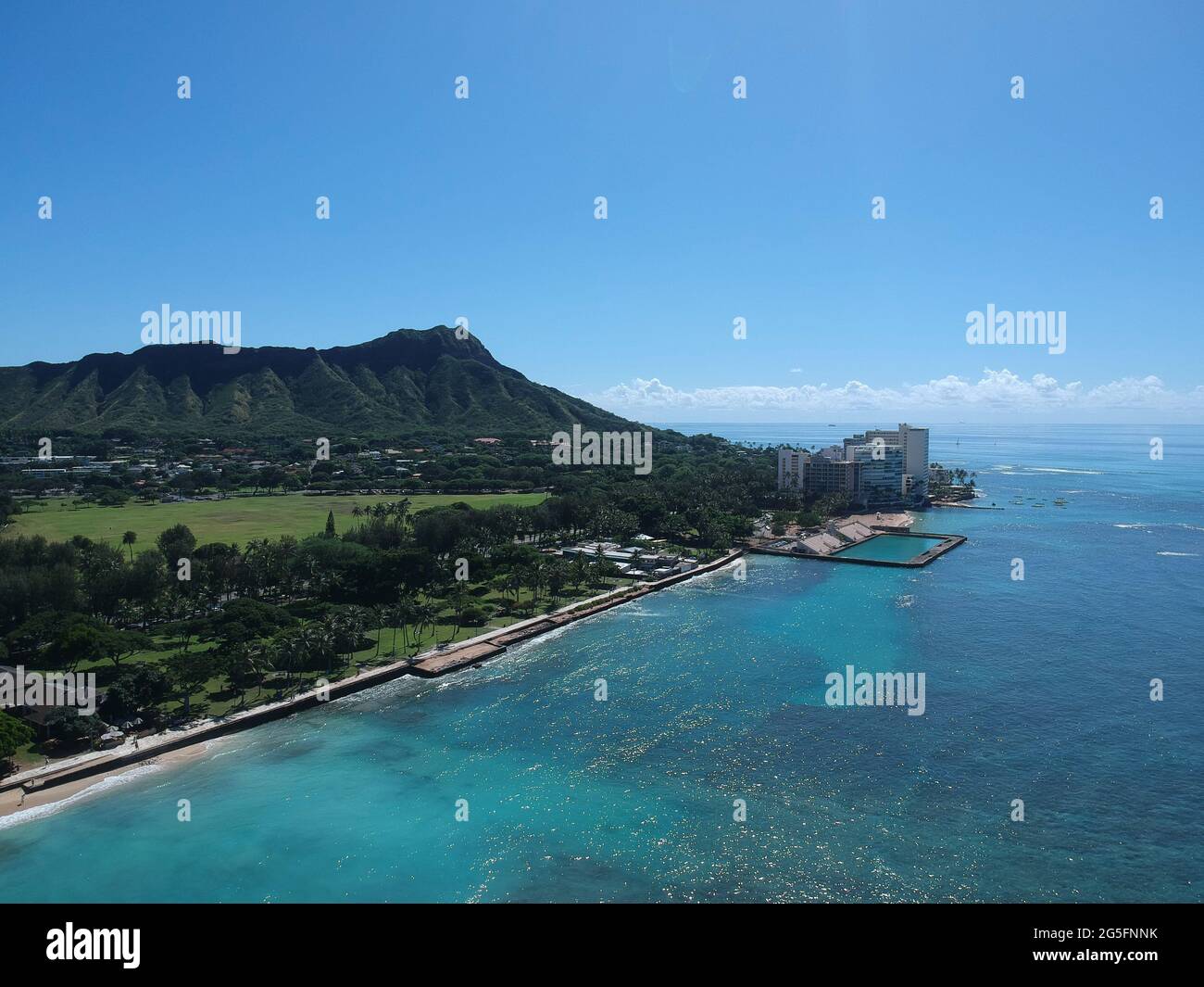 Drone beaches hawaii hi-res stock photography and images - Alamy