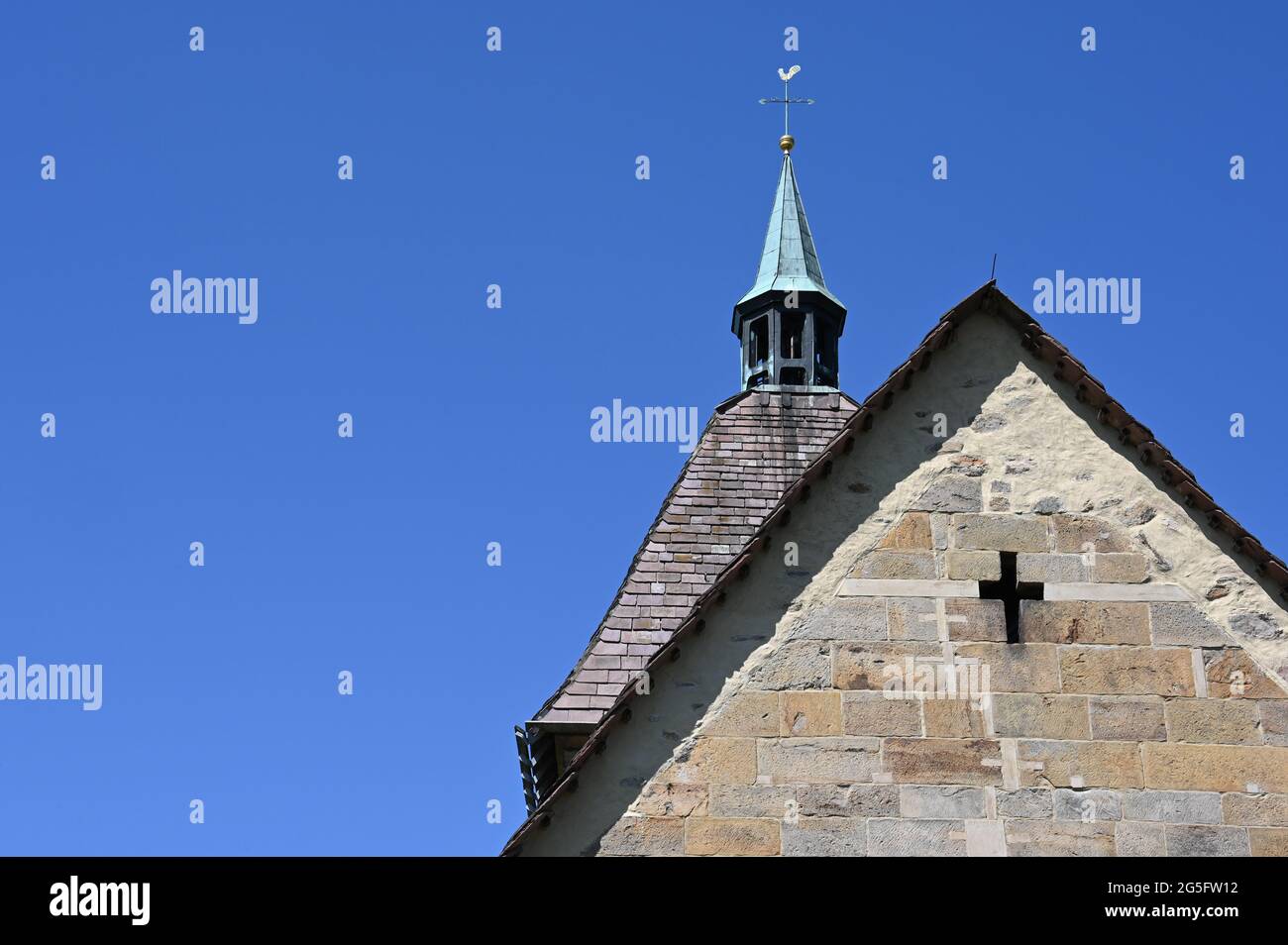 Medieval village church in Hülsede in Schaumburg Stock Photo