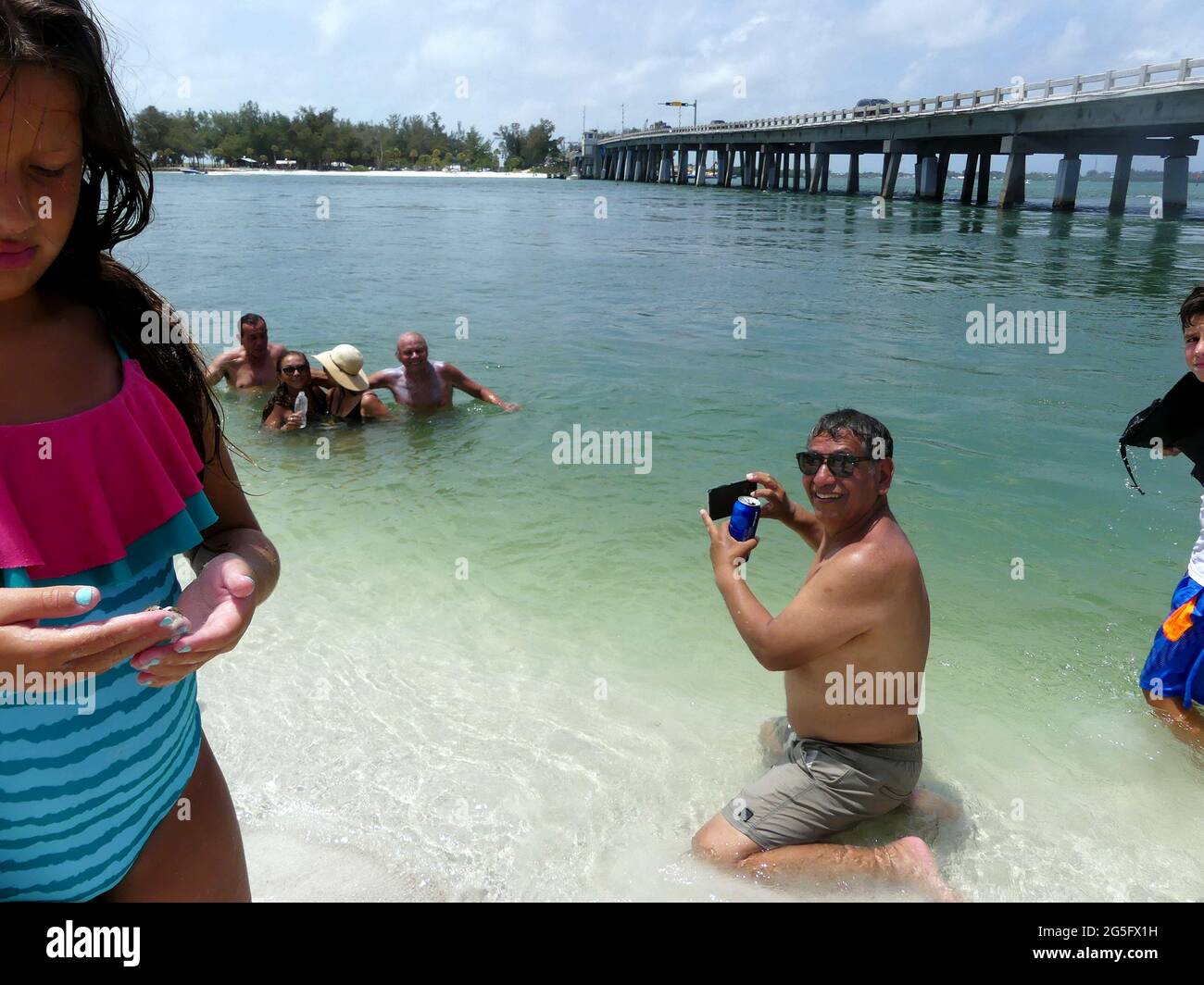 June 22, 2021, SARASOTA, FLORIDA, USA Beer Can Island, Longboat Key. (Credit Image © John