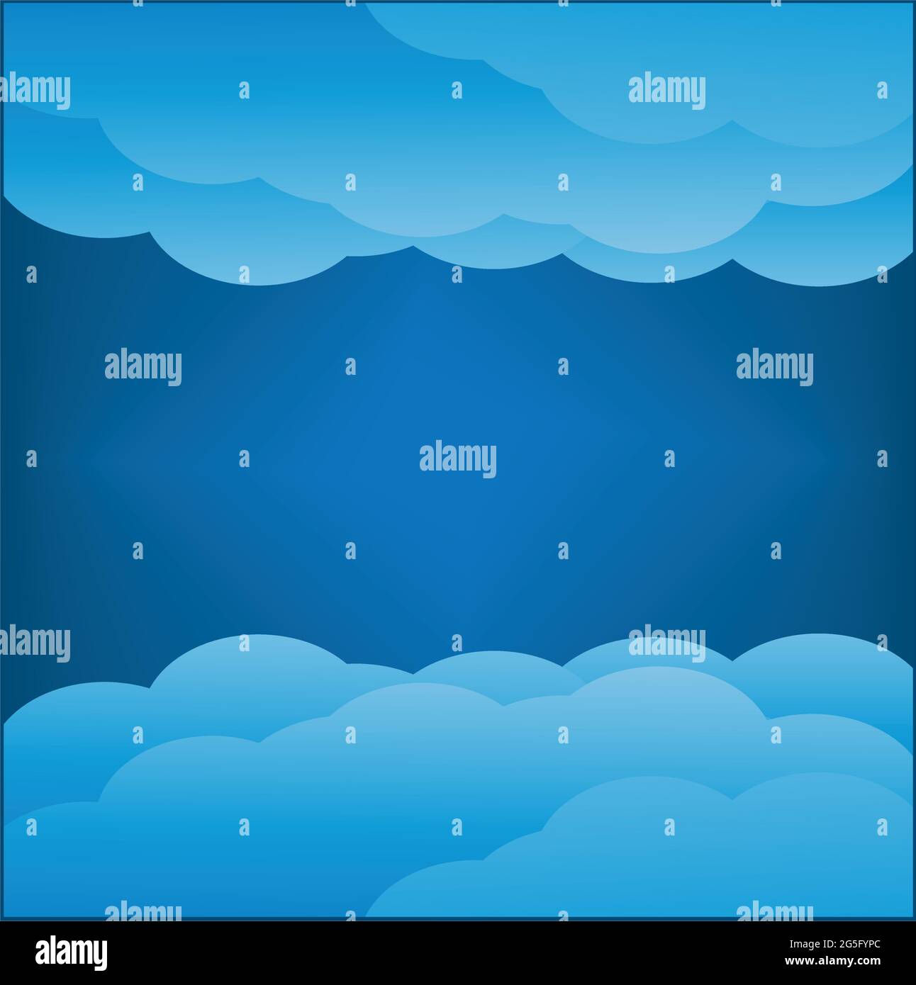 Cloud and blue sky background. Vector illustration Stock Vector Image ...
