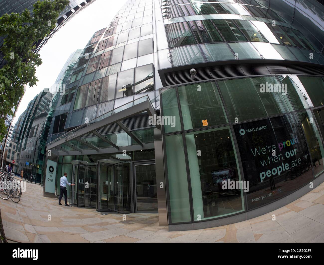 Macquarie Bank Ropemaker Street, London Stock Photo