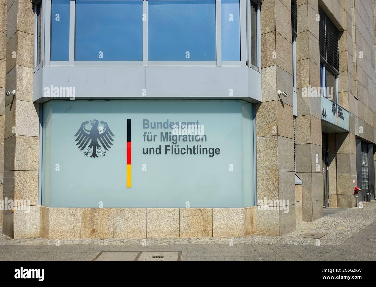 Federal Office for Migration and Refugees, Bundesamt für Migration und  Flüchtlinge, Bundesallee, Berlin, Germany Stock Photo - Alamy