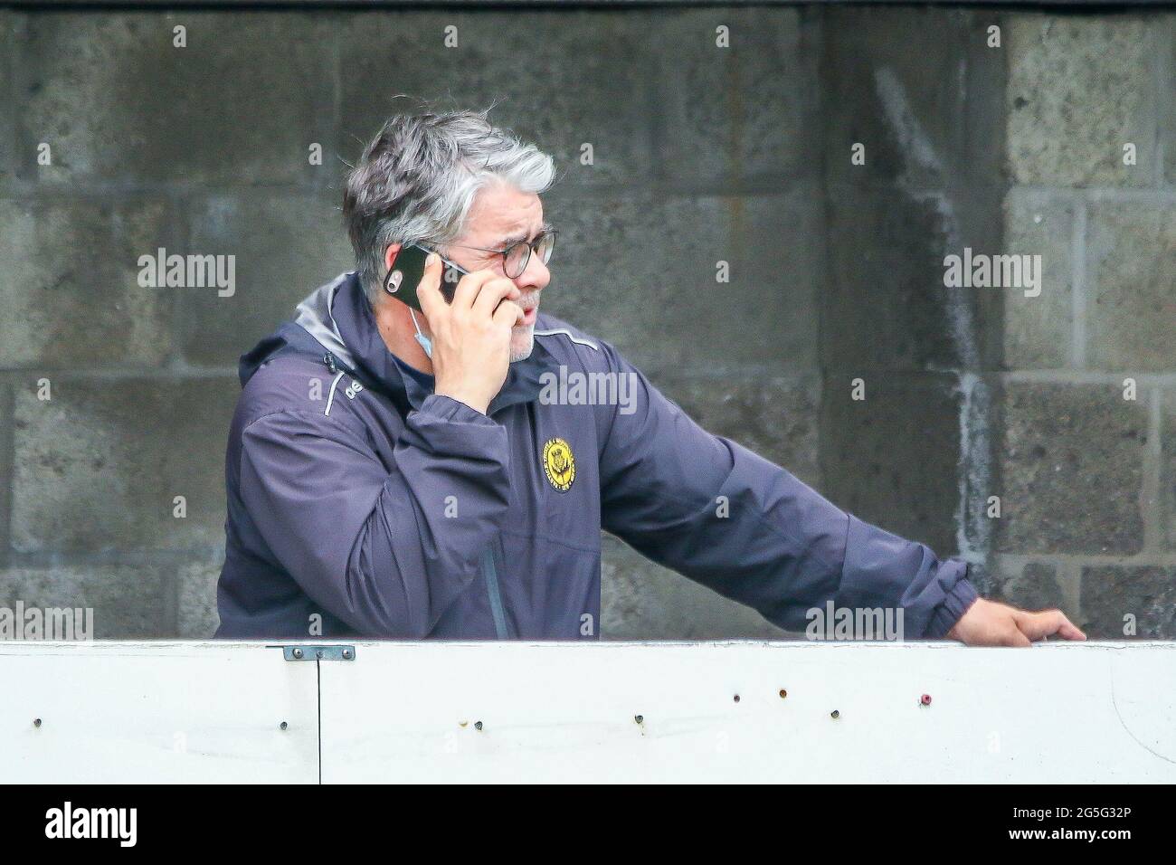 Glasgow, UK. 27th June, 2021. Partick Thistle 1st Team Manager Ian McCall cast his eye over the Thistle Womens side during the Scottish Building Society Scottish Women's Premier League 2 Fixture Partick Thistle Womens FC Vs Queens Park Ladies FC, Lochburn Park, Maryhill, Glasgow, 27/06/2021| Credit Colin Poultney | www.Alamy.co.uk Credit: Colin Poultney/Alamy Live News Stock Photo