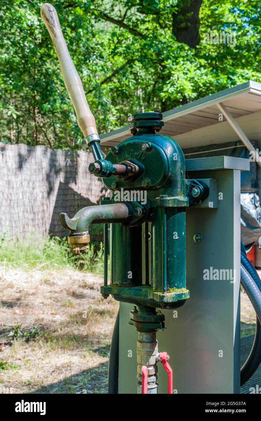 Old double piston pump hires stock photography and images Alamy