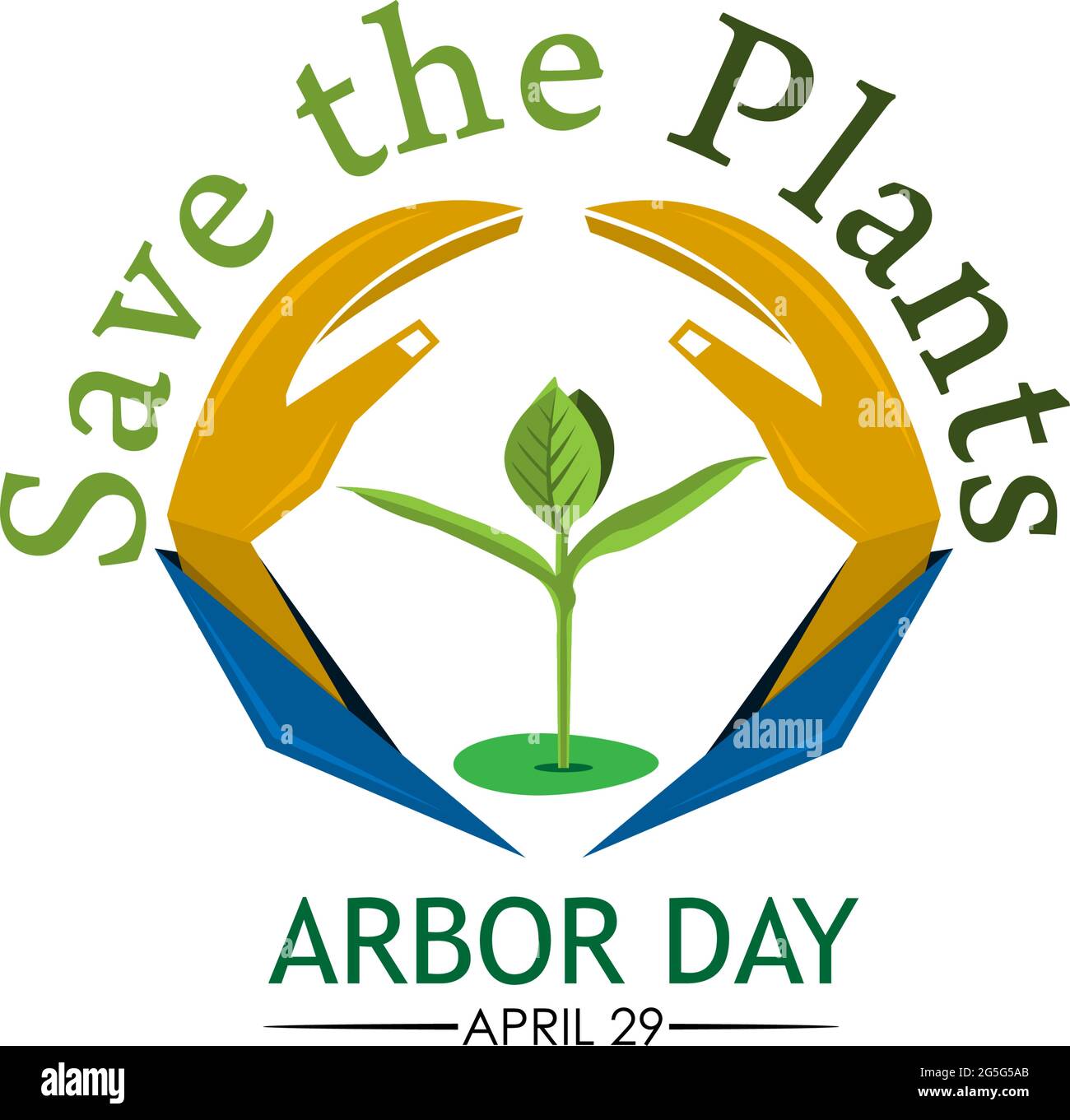 Arbor day background. vector illustration. Stock Vector