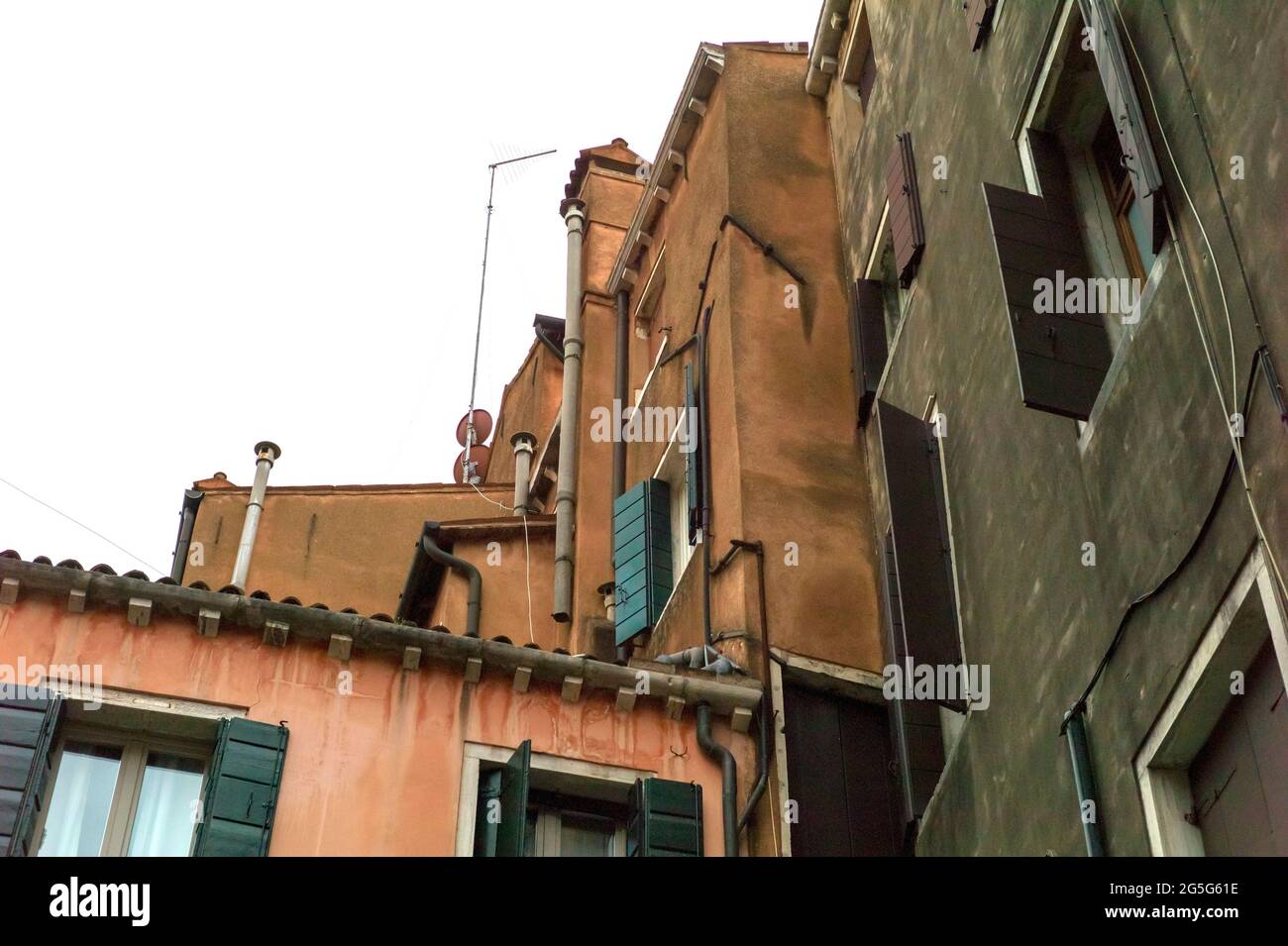 VENICE, ITALY - APRIL 12 2018 : Houses in Venice. Stock Photo
