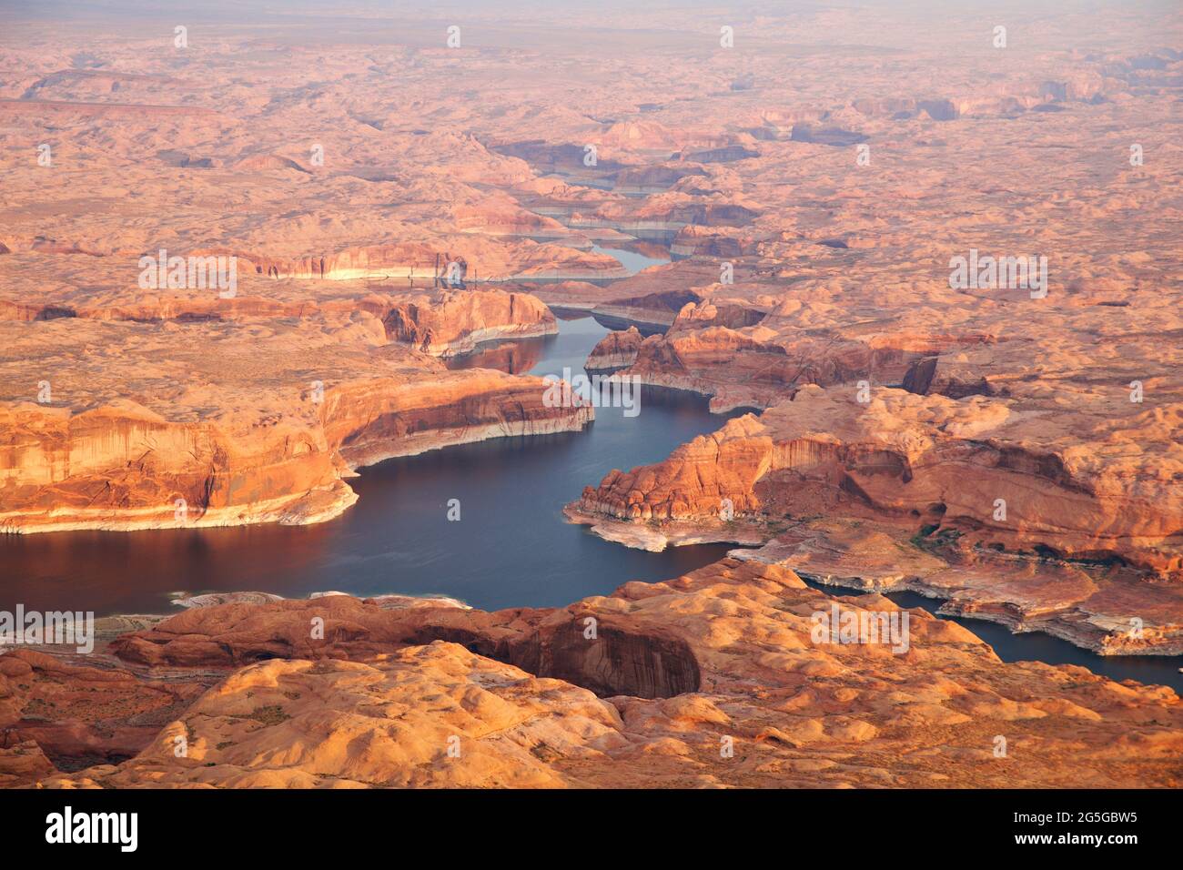 Aerial view of Lake Powell Stock Photo - Alamy