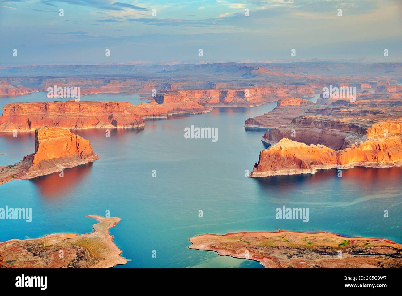 Aerial view of Lake Powell Stock Photo - Alamy