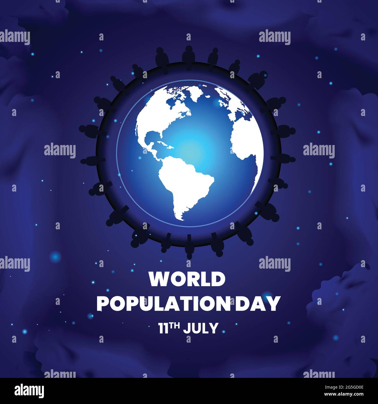 Earth population people Stock Vector Images Alamy