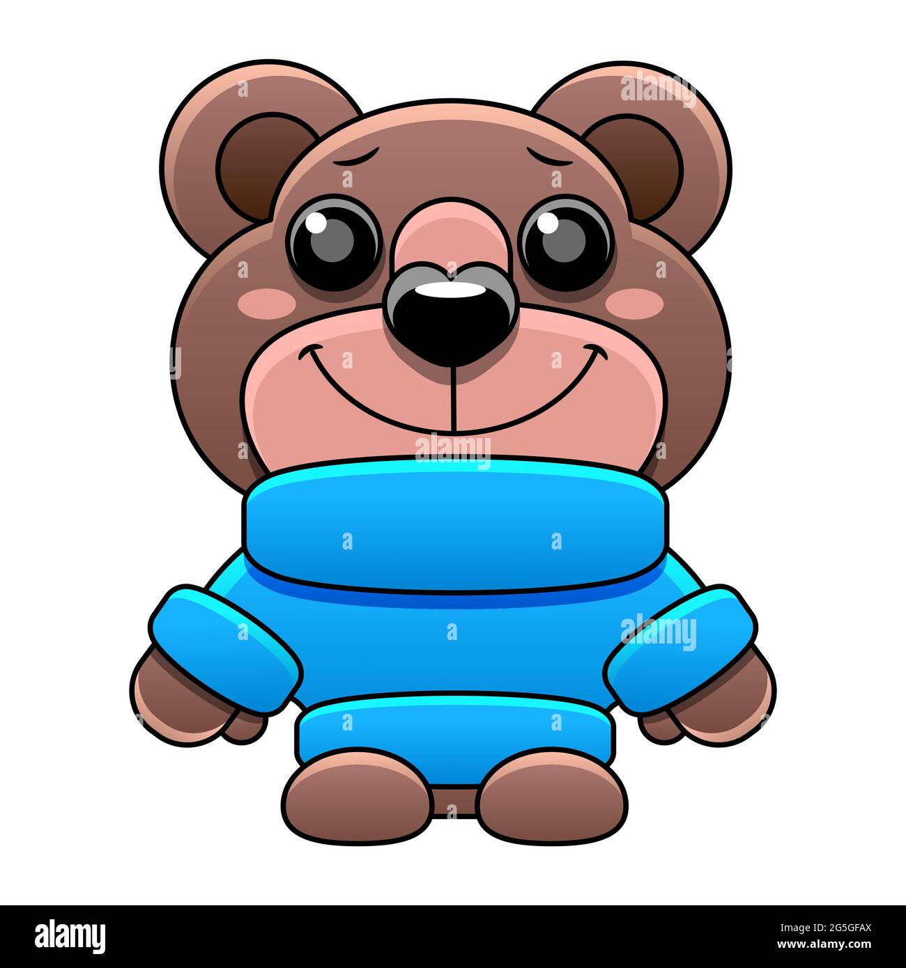 Vintage Teddy Bear Sweater Stock Vector Images - Alamy