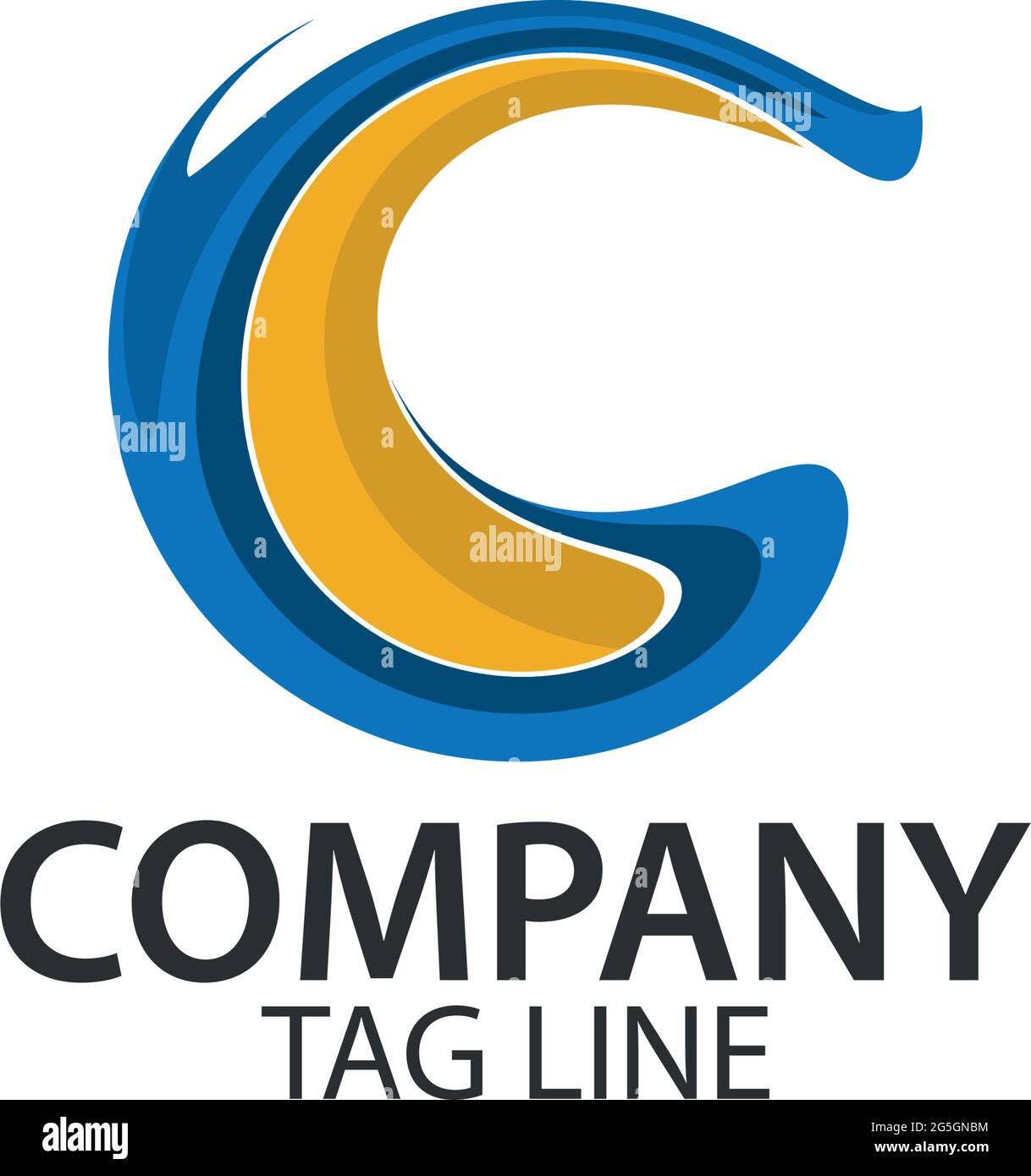 Creative Letter c for technology logo Stock Vector Image & Art - Alamy
