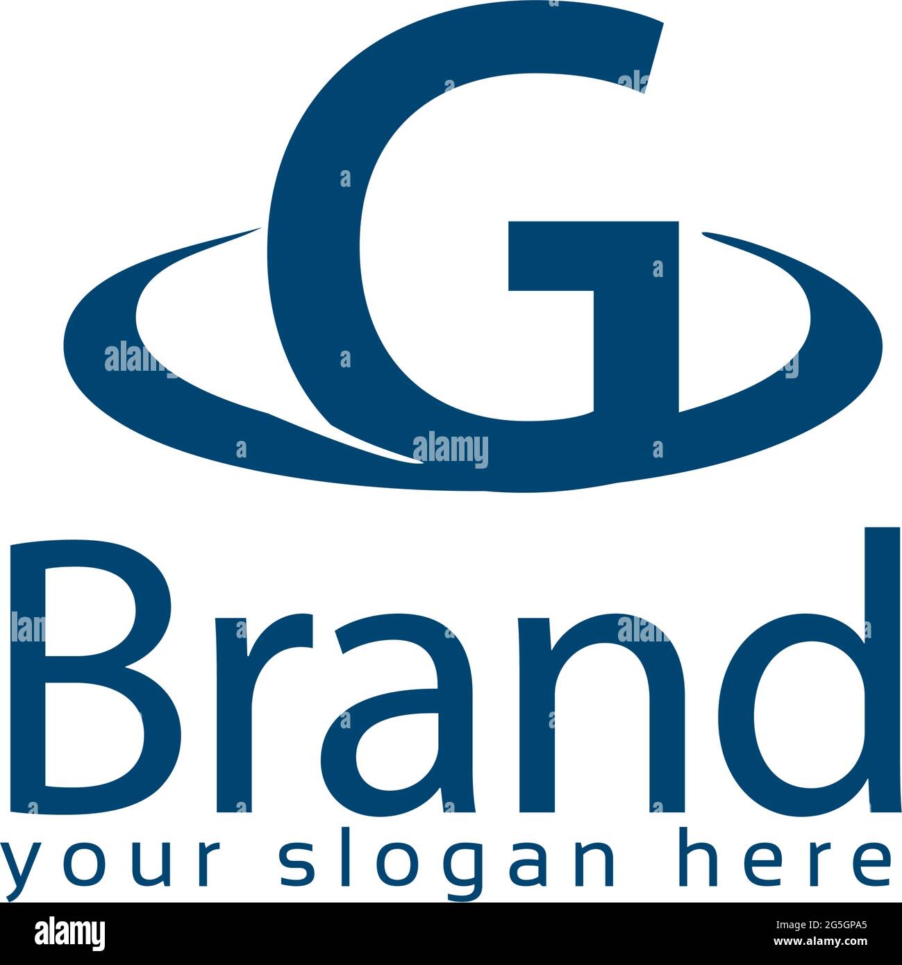 Letter g Swoosh Logo Stock Vector Image & Art - Alamy