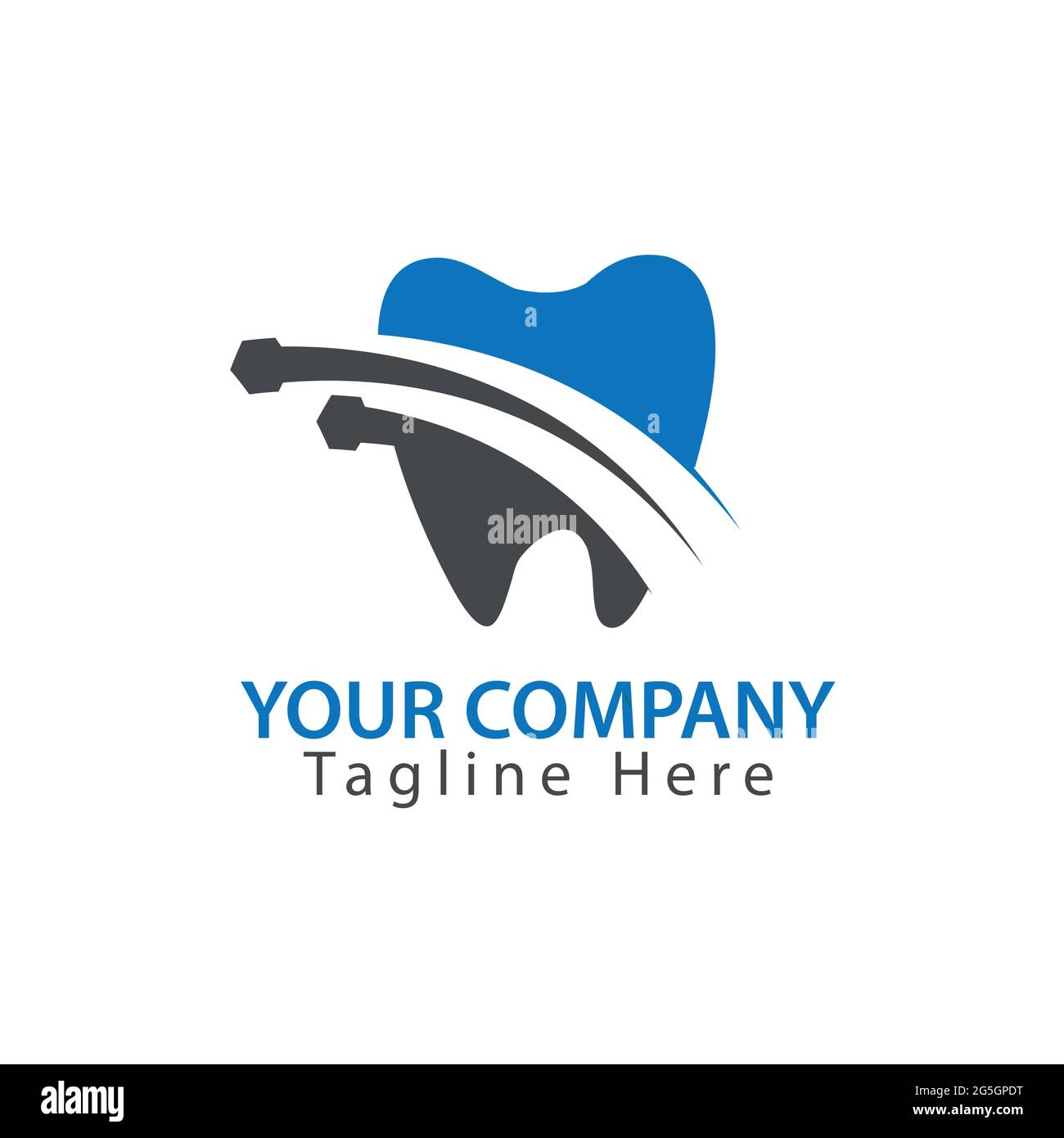 Dental health logo design. Abstract tech logo Stock Vector Image & Art -  Alamy