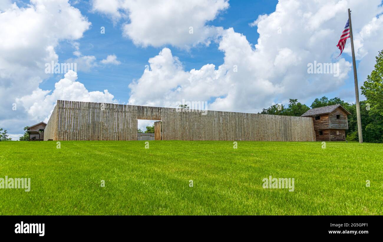 Fort King National Historic Landmark Ocala, Florida, USA Stock Photo