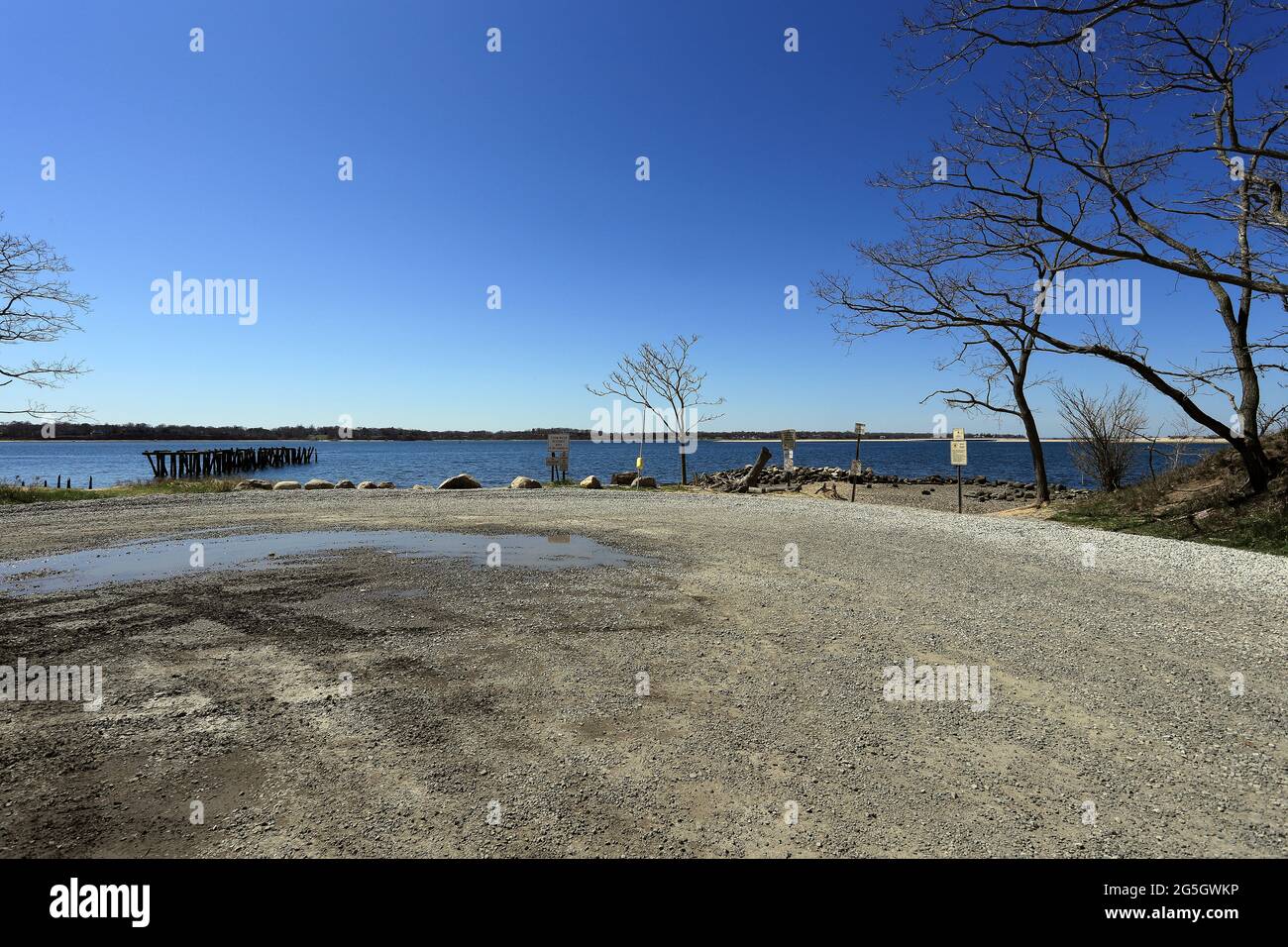 Port Jefferson Harbor Long Island New York Stock Photo