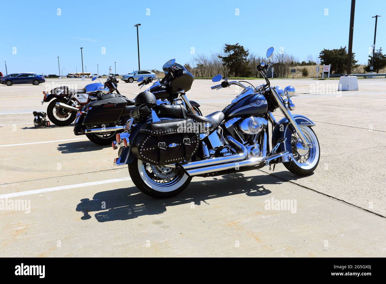Motorcycles Long Island New York Stock Photo Alamy