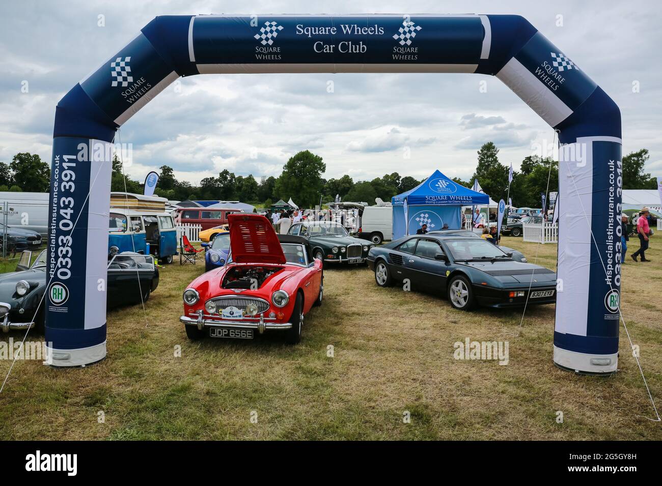 London, UK. 26 June 2021. The London Classic Car Show 2021 at Syon Park