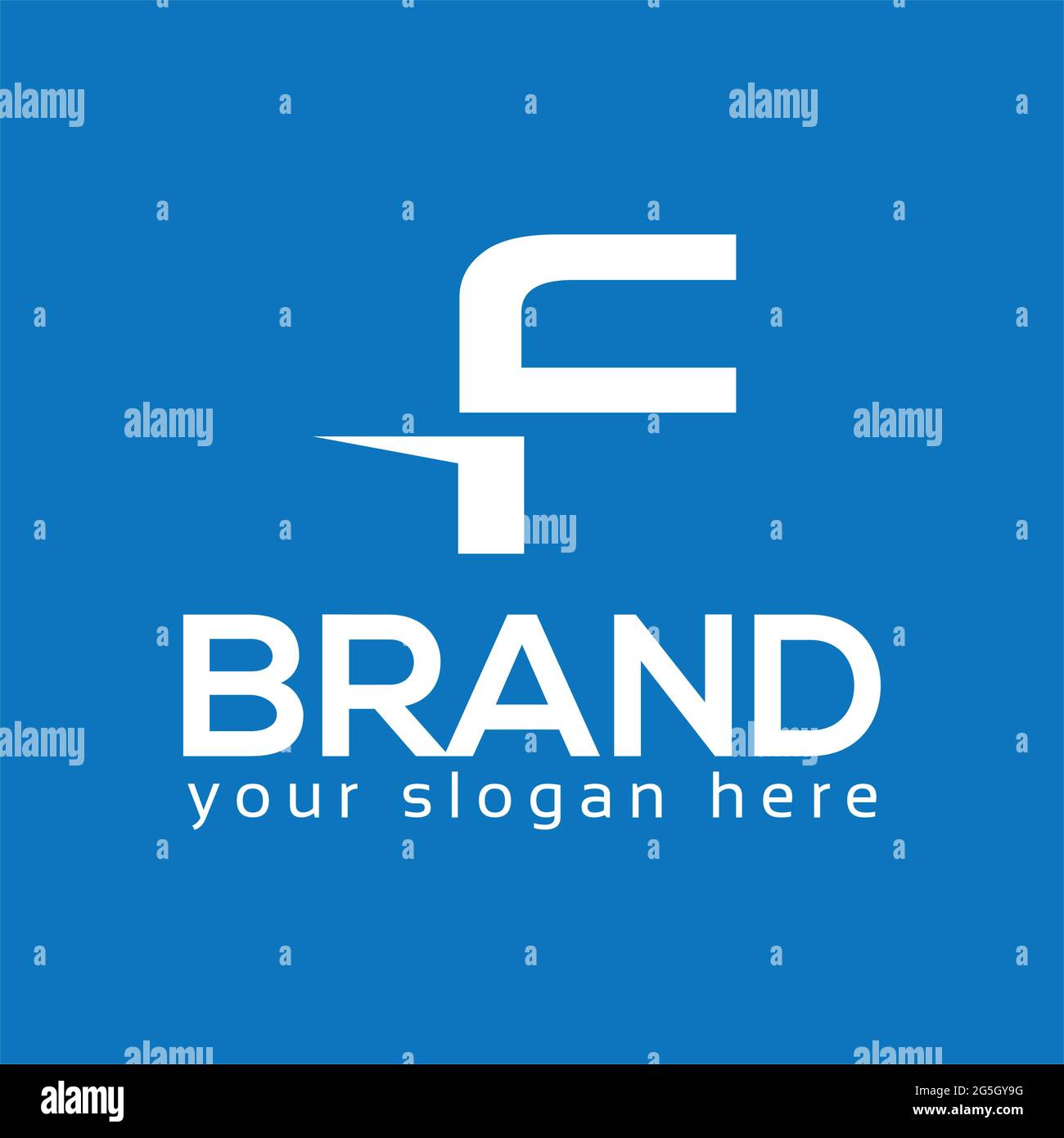 Creative Letter f for technology logo Stock Vector Image & Art - Alamy