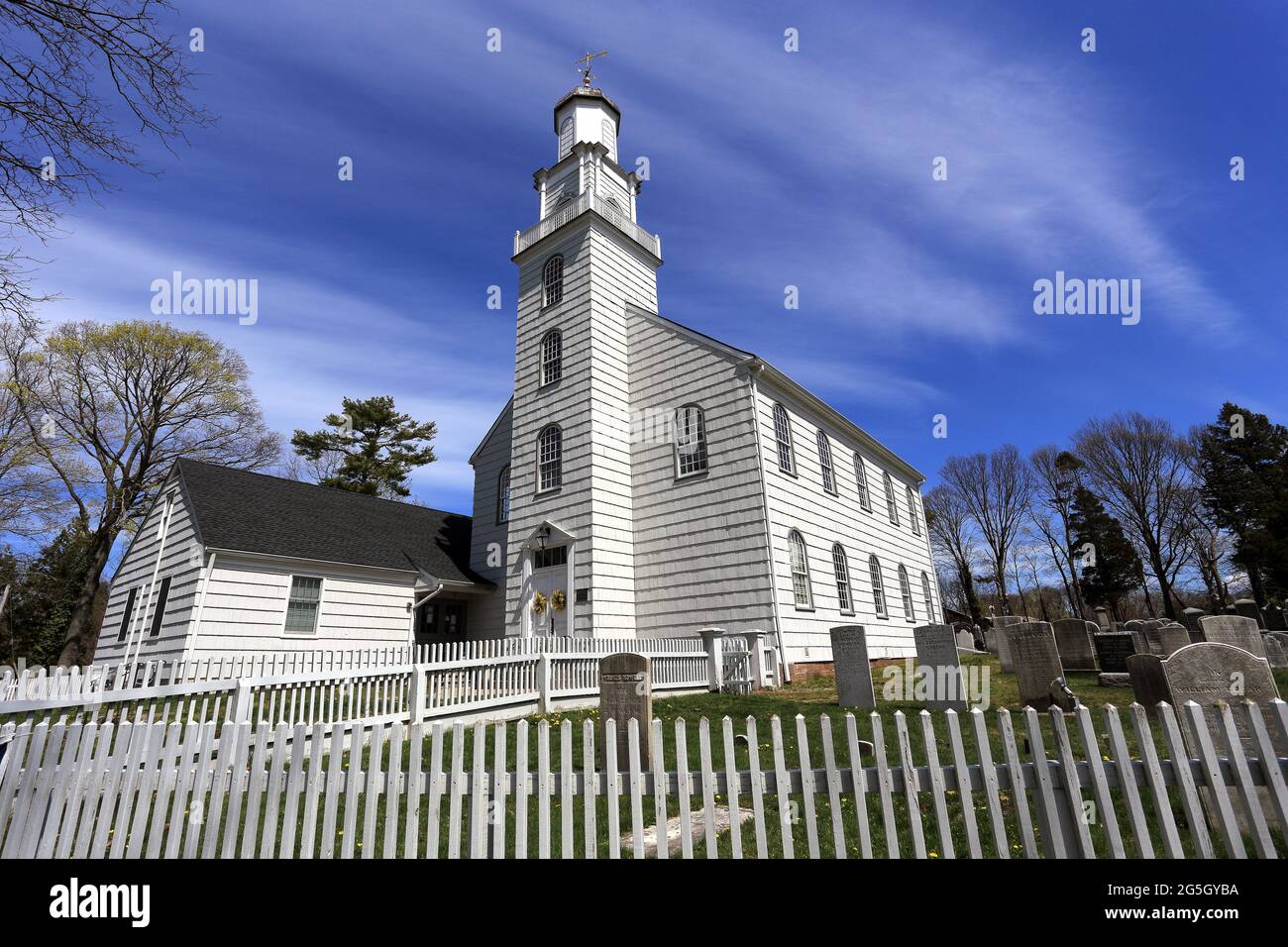Setauket Presbyterian Church Long Island New York Stock Photo