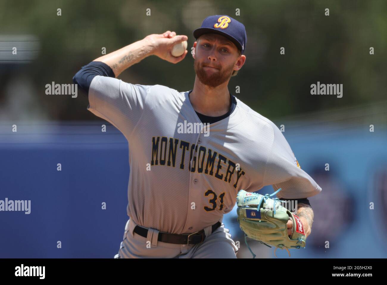 Photos – Easton McGee, Pitcher for Montgomery Biscuits – Your Sports Edge  2021