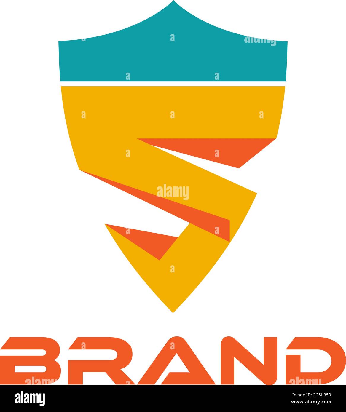 S shield logo template. Stock alphabet logo Stock Vector Image & Art ...