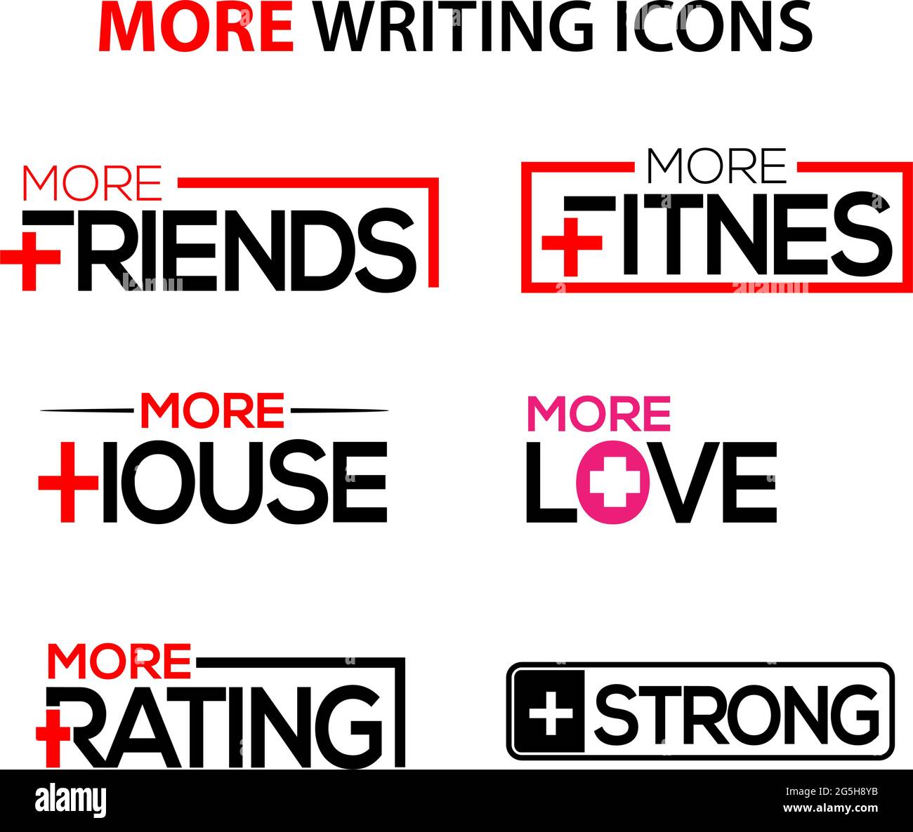 More writing stock icons. Flat set icon. vector Stock Vector Image ...