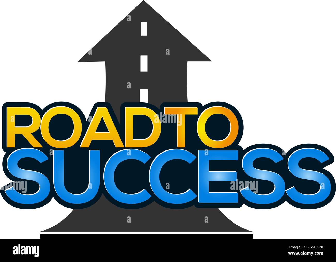 Road to success icon stockvector Stock Vector Image & Art Alamy