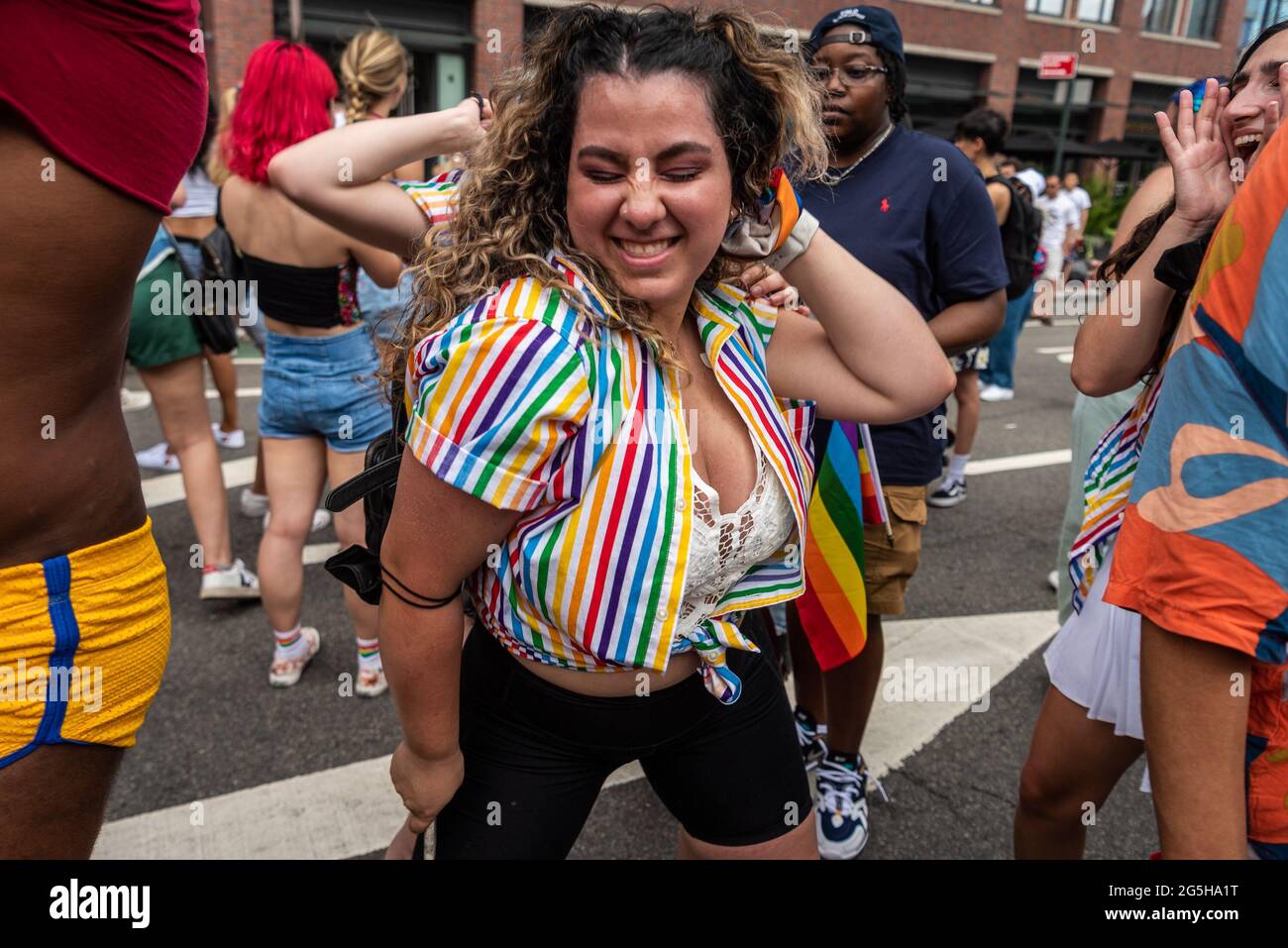 Thousands of New Yorkers celebrated Gay Pride in the Village in New ...