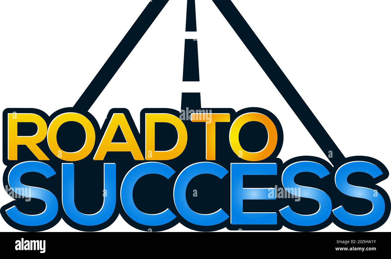 Road to success icon stockvector Stock Vector Image & Art Alamy