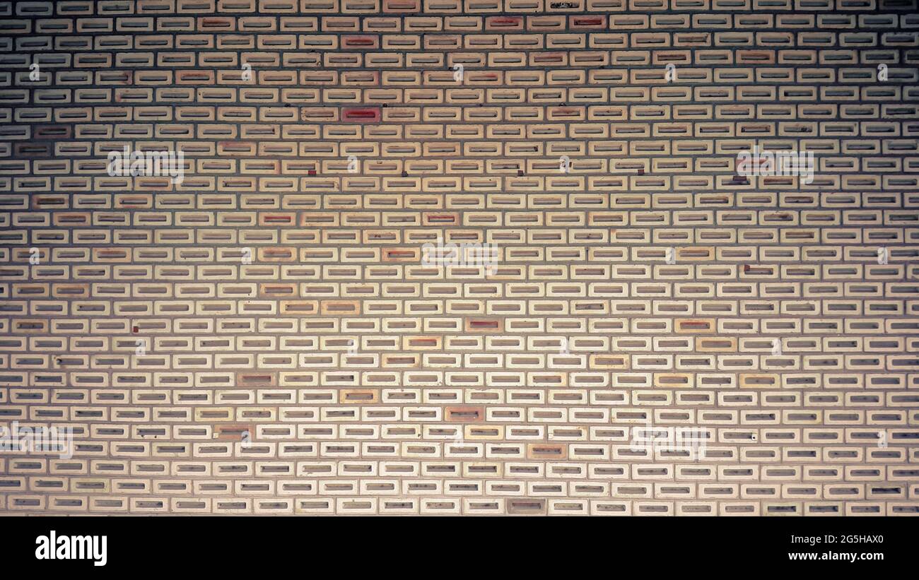 Vintage Red brick old wall background Stock Photo - Alamy