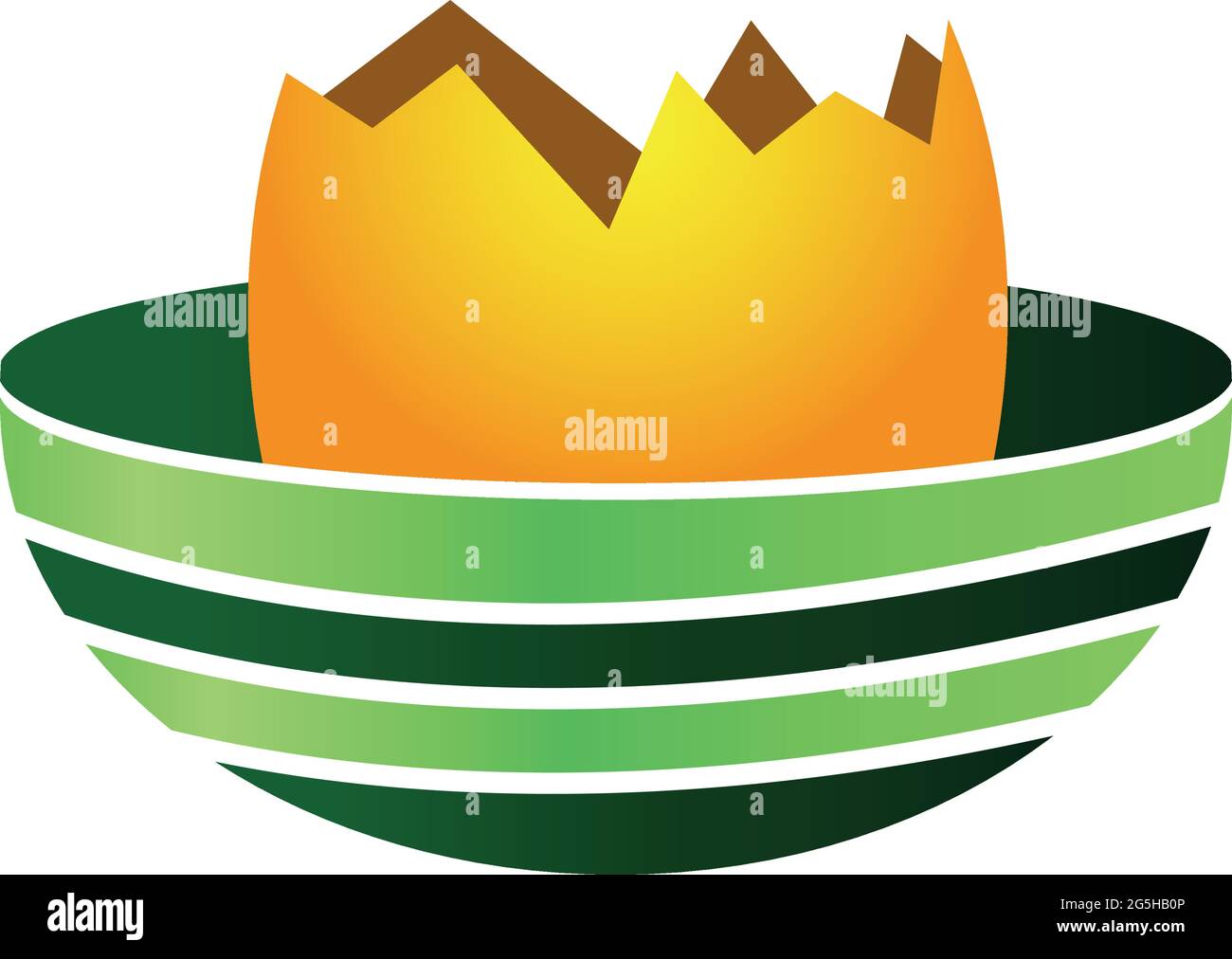Eggs in the nest. Eggs icon,  vector illustration Stock Vector