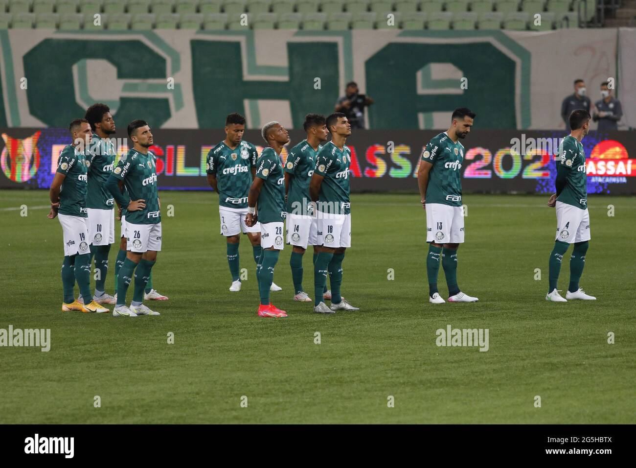 Luiz Otavio of Bahia Celebrates his goal (1-1) during the Brazilian  National league (Campeonato Brasileiro) football match between Palmeiras v  Bahia at Allianz Parque formerly known as Palestra Italia in Sao Paulo