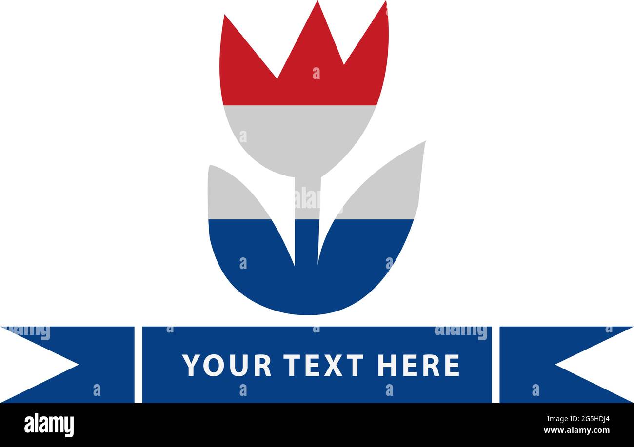Flower Netherlands logo, Tulip icon. flat design. Vector Illustration ...