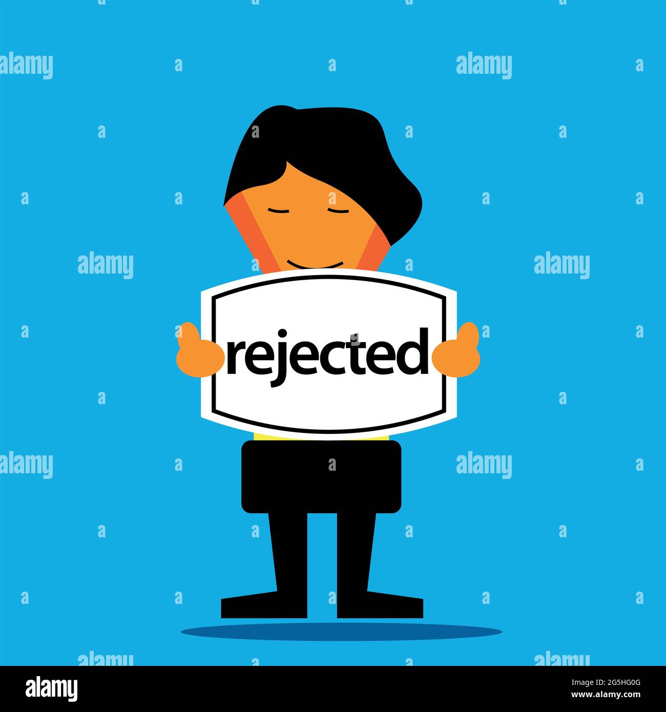 Rejected male Stock Vector Images Alamy