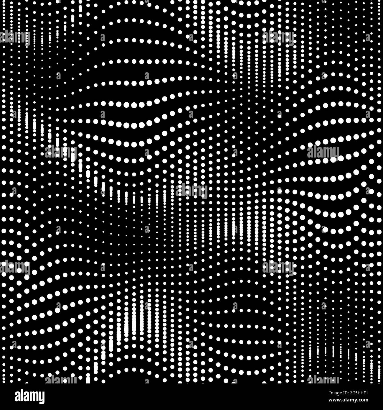 Seamless wavy array of dots pattern for print or digital use Stock ...